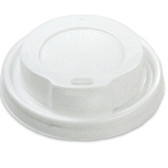 Coffee To Go Deckel 12/16/20oz, Deckel f. Kaffeebecher 0,3-0,5L, Plastik - weiß