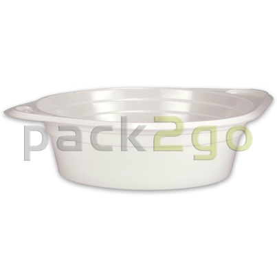 Soepkommen, wegwerp-soepkommen, plastic (PP), rond, wit - 500 ml