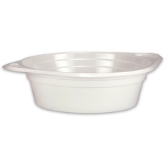 Soepkommen, wegwerp-soepkommen, plastic (PP), rond, wit - 500 ml
