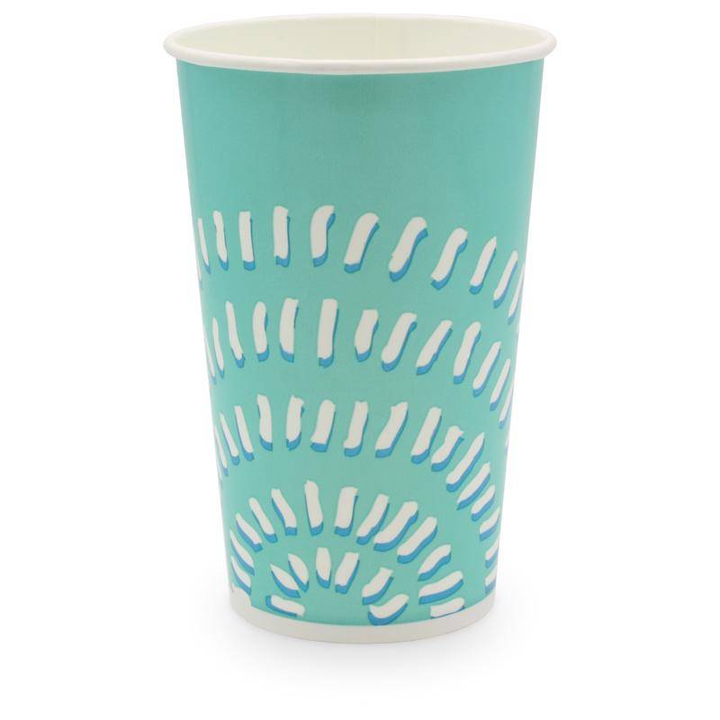 Pappbecher Sunset 400ml
