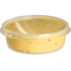 Feinkostbecher, Verpackungsbecher mit Deckel, PP, rund (Kombipack) - 125ml