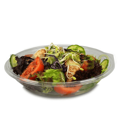 Salatschalen transparent 900ml gefüllt