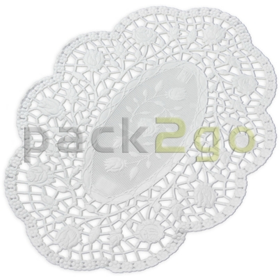 Mokkadeckchen oval - 18:13cm