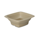 Schale aus Bagasse, eckig (kompostierbar), "Be Pulp" - 15x15cm, 500ml