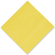 Tissue-Servietten GOURMET, 24x24 1/4, 3-lagig - sonnengelb - Cocktailservietten farbige