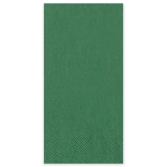 Tissue-Servietten GOURMET, 33x33 1/8 Falz, 3-lagig, Kopffalz - dunkelgrün - farbige Zellstoffservietten (jägergrün)