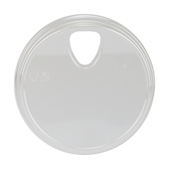 Drinkdeksel "Sipfit" met gat PET glashelder voor Clear-Cup Ø95mm