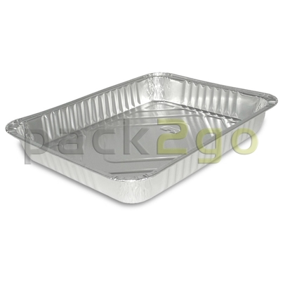 Aluminium menuschalen - zonder vakverdeling 227x177x30mm, aluminium schalen