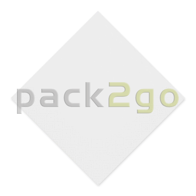 Serviette Gourmet 24x24cm 1/4 Falz weiß