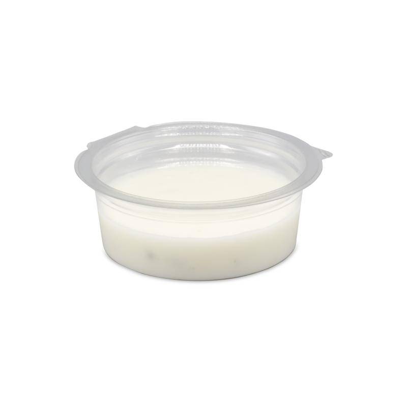Dressingbecher rund mit Deckel 50ml gefüllt