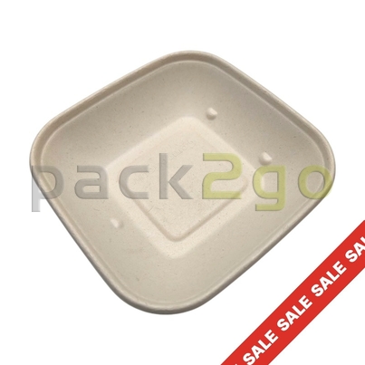 Kom gemaakt van bagasse, vierkant (composteerbaar), 