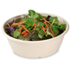 Bagasse Salatschale "Eco-Friendly", kompostierbar, 1200ml Ø194mm, rund