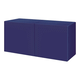 Tissue-Servietten GOURMET, 24x24 1/4, 3-lagig - dunkelblau - Cocktailservietten farbige