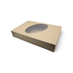 Brauner Partykarton 46x31x8cm geschlossen