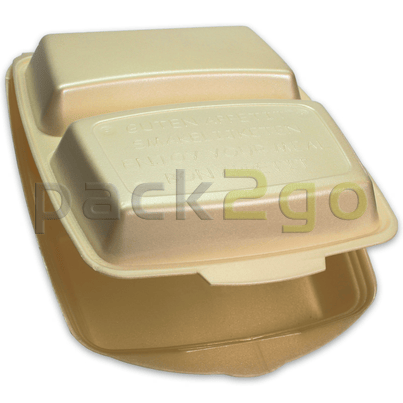 Menüboxen / Dinnerboxen, geschäumt - Premium, 2-geteilt