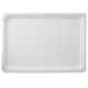 Pappteller eckig - 24x34cm TOPKRAFT, papierbeschichtet, Frischfaser