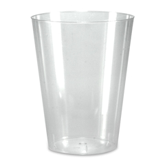 Tandenpoetsbekers - 0,2 l glashelder, hygiënisch, per stuk verpakt