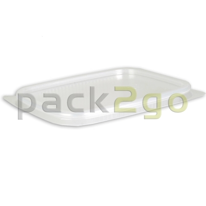 Deksel voor delicatessen-/verpakkingsbekers van PP - rechthoekig, 108x82mm