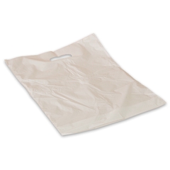 Griffloch-Tragetaschen DKT - 38x45+5cm, stark (MDPE)