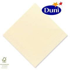 Duni Zelltuch-Servietten 33x33cm - Champagne (Dunicel-Servietten, Tissue, 3-lagig) # 211475