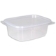 Feinkostbecher, Verpackungsbecher mit Deckel, klar, eckig (Kombipack) - 250ml
