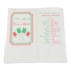 Tissue-servetten, 40x40 cm 1/8 vouw, 2-laags, celstofservetten "Ich lerne Italienisch"