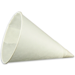 Spitzbecher / Papierkegel (Cones), weiß - 8oz (200ml)