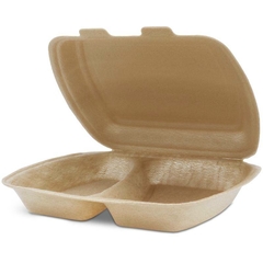 Menübox aus XPP, beige, 2-geteilt