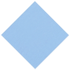 Tissue-Servietten GOURMET, 40x40 1/4 Falz, 3-lagig - hellblau - Zellstoffservietten farbige