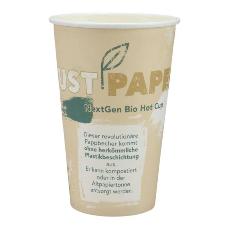 Kaffeebecher Just Paper 400ml - vorne
