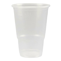 Kunststoff Trinkbecher transparent 0,25/0,3 L