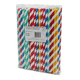 Kompostierbare Jumbo Bio-Trinkhalme, Strohhalm aus Papier, starr - 23cm, Ø8mm, farbig sortiert
