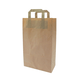 Papiertragetaschen 22+11x36cm - Kraft, braun, umweltfreundlich