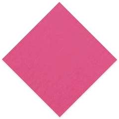 Tissue-Servietten GOURMET, 24x24 1/4 Falz, 3-lagig - fuchsia - Cocktailservietten farbige