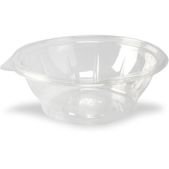 Saladekom rPET rond helder - 610ml