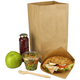 Bodenbeutel Kraftpapier (Lunchtüte, Blockbodenbeutel BIO) - Craftpaper braun