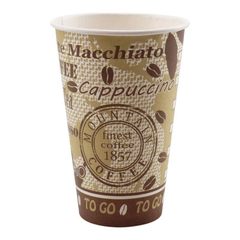 Kaffeebecher "Mountain Coffee" 300ml Ø80mm Motiv