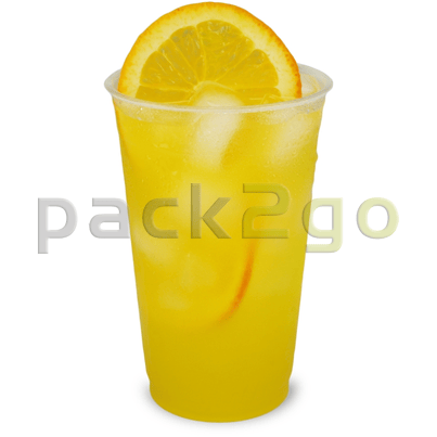 PLA clear cups, composteerbare smoothie-bekers to-go, 20oz, biologisch afbreekbaar - 0,5 l