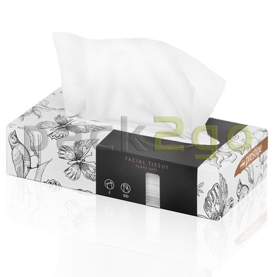 Premium-Kosmetiktücher Prestige, 2-lagig hochweiss, Spenderbox, WEPA 