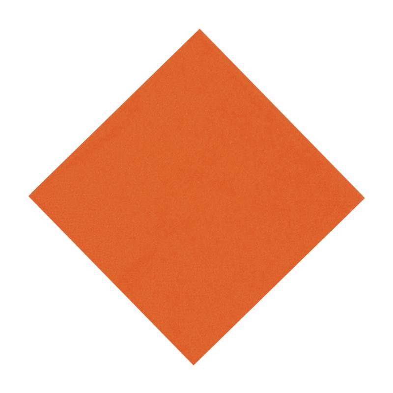 Cocktailservietten 2424cm orange einzeln