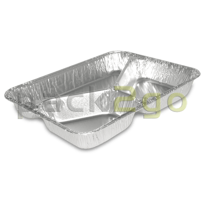 Aluminium menuschalen - 3-delig 227x177x30mm, aluminium schalen