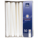 Spitzkerzen (GIES) - Weiß, 245 / 23mm Gastro 100 Stück