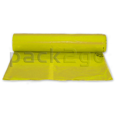 Müllsäcke LDPE 120l - 700x1100mm - stark T65 - gelb