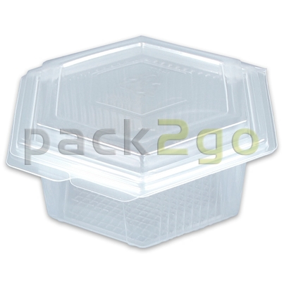 Haushaltsboxen sechseckig mit Deckel - 250ml