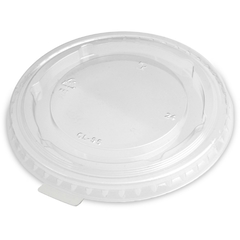 Deckel  für Clear Cups, flach, geschlossen mit Lasche - 95mm