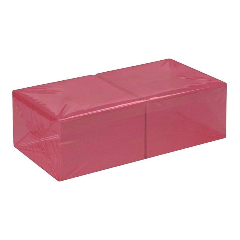 Point to Point Tissue Servietten 38x38cm 1/4 Falz rot - UVP