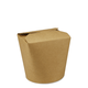 SmartServ-Box - runde Asia/Kebab Faltbox Pappe braun - 26oz/750ml
