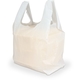 Hemdchen-Tragetaschen - ND-Polyethylen (HDPE), weiß 30+18x54cm