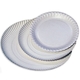 Pappteller rund Ø 32cm groß, 2cm hoch, unbeschichtet, Frischfaser, Pizzateller