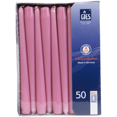 Spitzkerzen (GIES) - Altrosa, 245 / 23mm Gastro 100 Stück